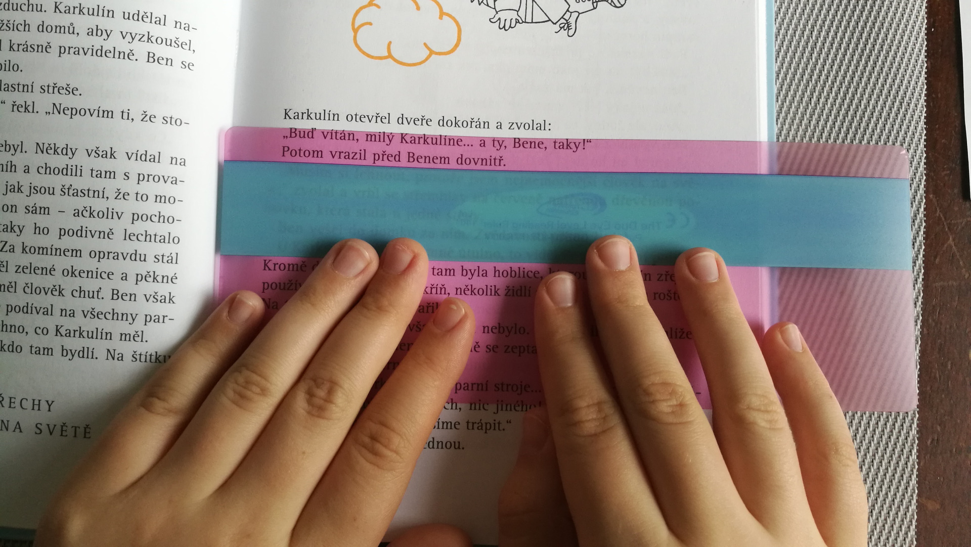 Práce s barevnými fóliemi